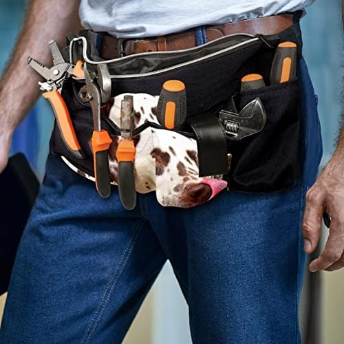 Dalmatians כלב מבטל את מצורף כיס מארגן הלשון לחגורת כלים | מחזיק כלים עמיד וקומפקטי